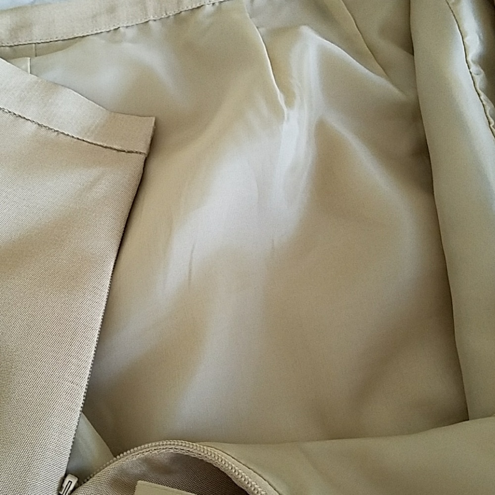 Tan Silk Talbots Silk Dress Pant Size 10 - Picture 5 of 6